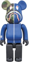 Bearbrick x BAPE Camo Shark 1000% Blue Bearbrick x BAPE Camo Shark 1000% Blue