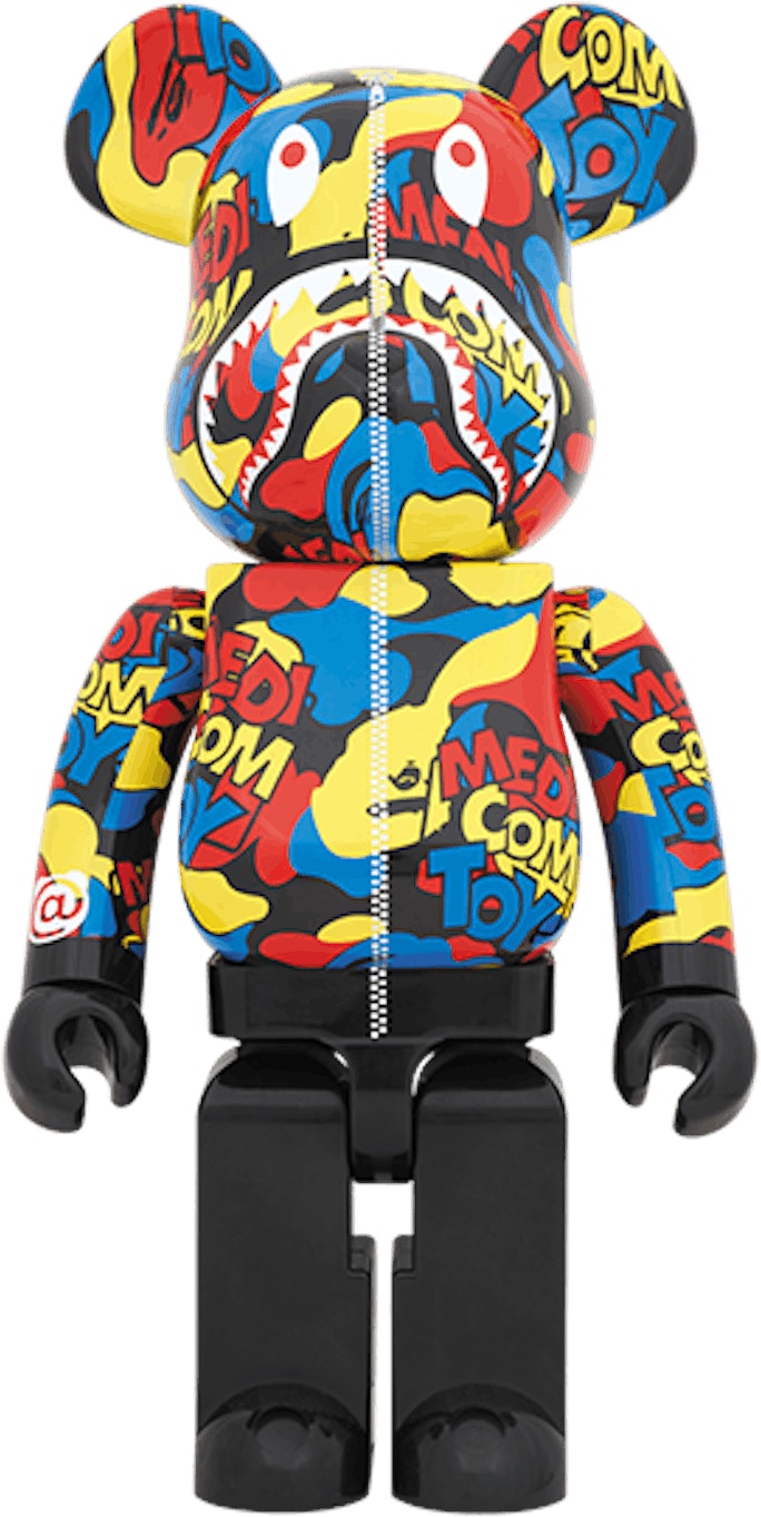 bearbrick-x-bape-camo-shark-1000-multi