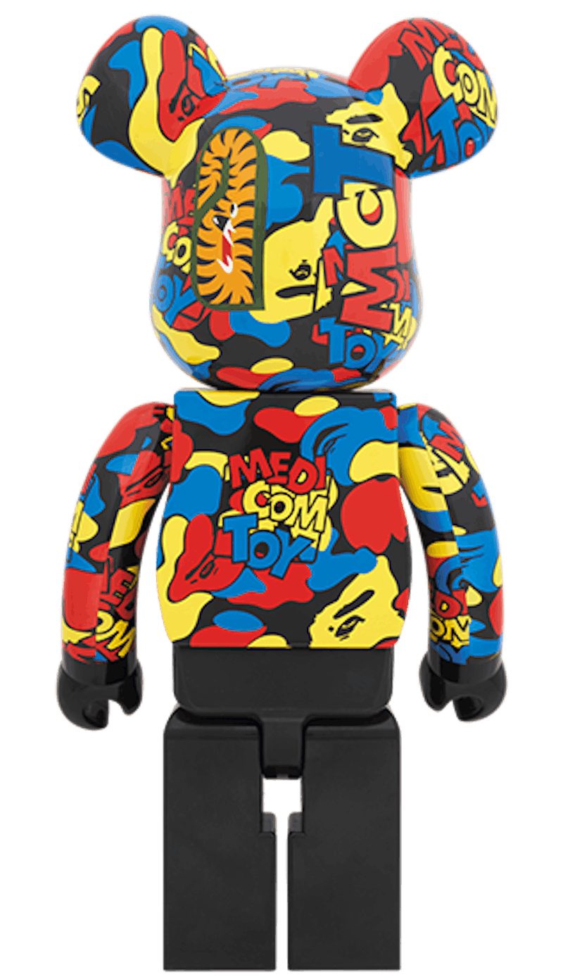 Order Bearbrick x BAPE Camo Shark 1000% Multicolor