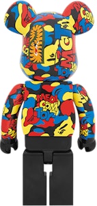 Bearbrick x BAPE Camo Shark 1000% Multiwarna Order Bearbrick x BAPE Camo Shark 1000% Multiwarna