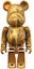 Order Bearbrick x BAPE Camo Shark 100% y 400% Set Dorado
