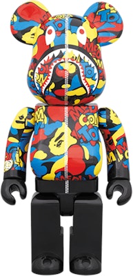Bearbrick x BAPE Camo Shark 400% Multi Buy Bearbrick x BAPE Camo Shark 400% Multi