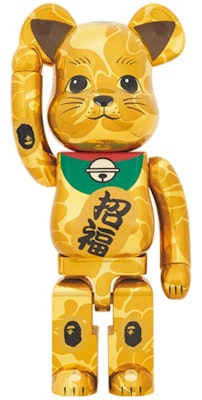 Bearbrick x BAPE Maneki Neko 1000% Chapado en Oro Buy Bearbrick x BAPE Maneki Neko 1000% Chapado en Oro