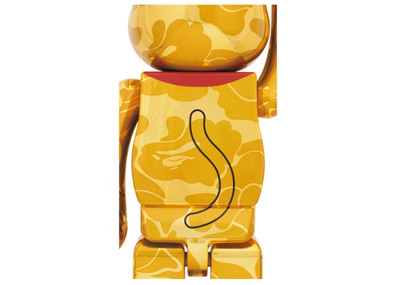 Order Bearbrick x BAPE Maneki Neko 1000% Chapado en Oro