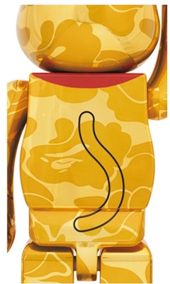 Bearbrick x BAPE Maneki Neko 1000% Chapado en Oro Order Bearbrick x BAPE Maneki Neko 1000% Chapado en Oro
