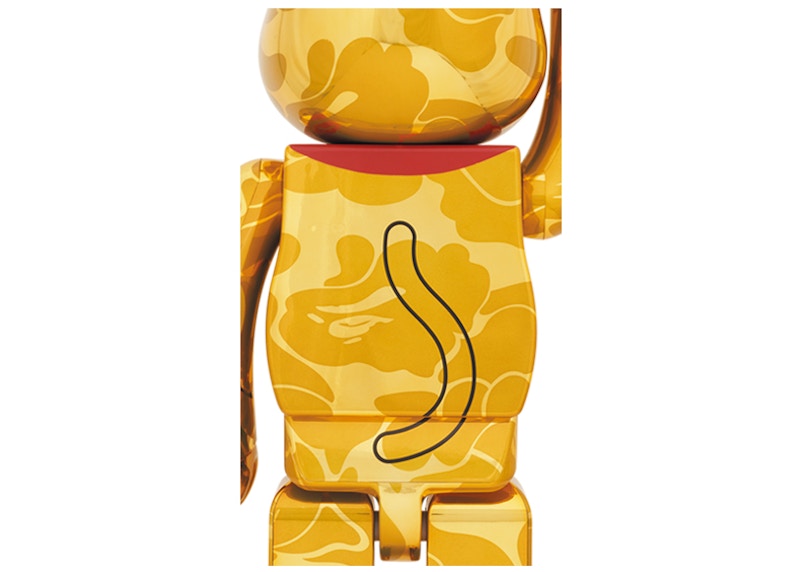 Order ベアブリック×BAPE 招き猫＆だるま 1000% 金銀メッキセット

