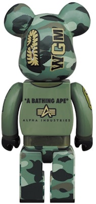 Bearbrick x Bape x Alpha Industries '100% & 400%' Set Lookbook Bearbrick x Bape x Alpha Industries '100% & 400%' Set