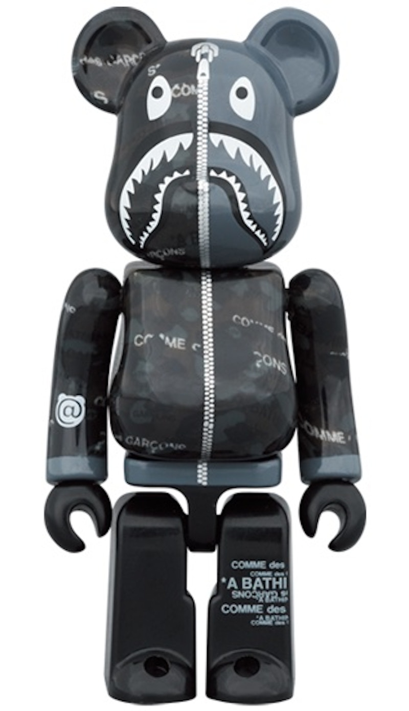 Order 熊玩具 x BAPE x Comme des Garcons 迷彩鯊魚 100％ & 400％ 套裝
