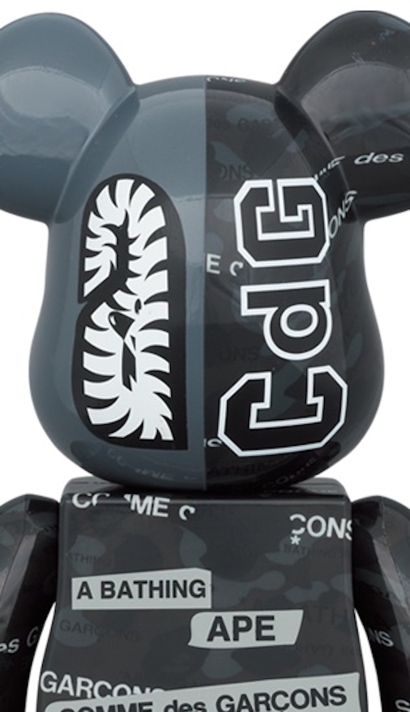 Lookbook 熊玩具 x BAPE x Comme des Garcons 迷彩鯊魚 100％ & 400％ 套裝