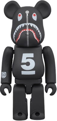 Bearbrick x BAPE x DSMG 5th Shark 100% Black Buy Bearbrick x BAPE x DSMG 5th Shark 100% Black