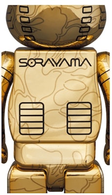 Bearbrick x BAPE x Hajime Sorayama 100% & 400% Set 'Camuflaje Tiburón Oro' Lookbook Bearbrick x BAPE x Hajime Sorayama 100% & 400% Set 'Camuflaje Tiburón Oro'