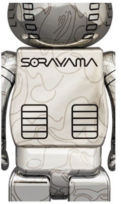 Bearbrick x BAPE x 空山基 100% & 400% 套装 '迷彩鲨鱼银' Lookbook Bearbrick x BAPE x 空山基 100% & 400% 套装 '迷彩鲨鱼银'