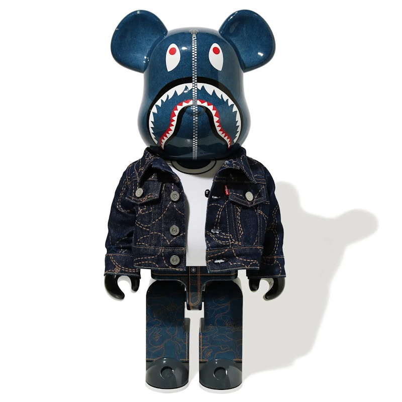 Buy Bearbrick x BAPE x Levi's 1000% Kolaborasi Indonesia