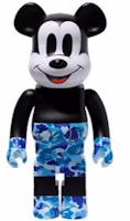 Bearbrick x BAPE x Mickey Mouse 1000% Black/Blue Camo Bearbrick x BAPE x Mickey Mouse 1000% Black/Blue Camo