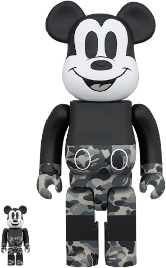 bearbrick-x-bape-mickey-mouse-monotone-100-and-400