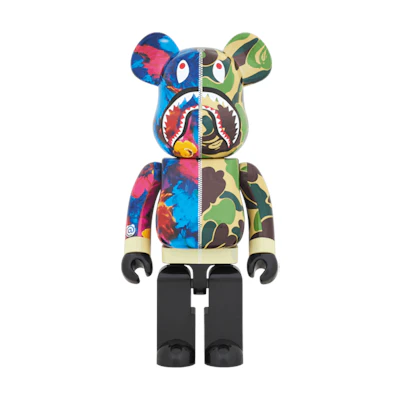 Bearbrick BAPE Mika Ninagawa Shark 1000% Green