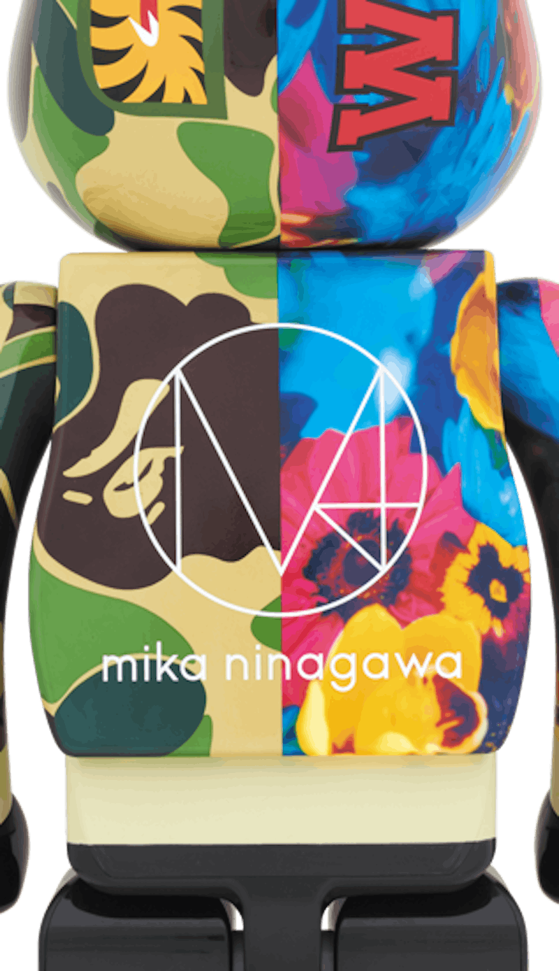 Order Bearbrick x BAPE x Mika Ninagawa Shark 1000% Hijau