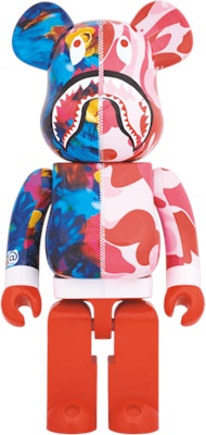 Bearbrick x BAPE x Mika Ninagawa Shark 1000% Pink Buy Bearbrick x BAPE x Mika Ninagawa Shark 1000% Pink