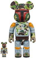 Bearbrick x BAPE x Star Wars BOBA FETT 100% & 400% Set Bearbrick x BAPE x Star Wars BOBA FETT 100% & 400% Set