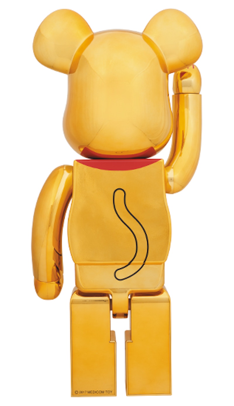 Bearbrick Beckoning Cat 1000% Gold 圖 2