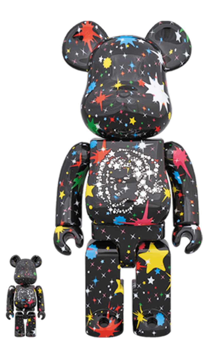 Buy ベアブリック×BBC Starfield 100%&400% 黒
