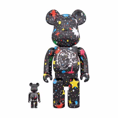 Bearbrick Billionaire Boys Club Starfield 100% & 400% Set 'Black'