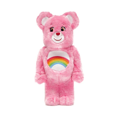 Bearbrick x Care Bears Cheer Bear Costume Ver. 400% Pink