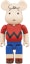 Buy Bearbrick x 查理布朗 400% '米色紅'