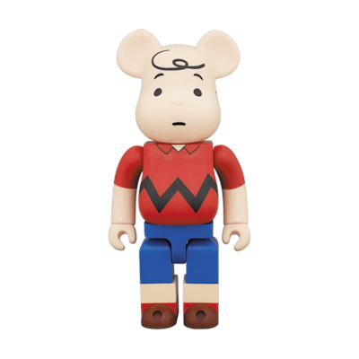 Bearbrick Charlie Brown 400% 'Beige Red'