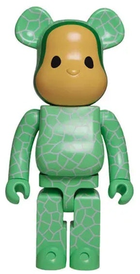 bearbrick-x-clot-melon-1000-green