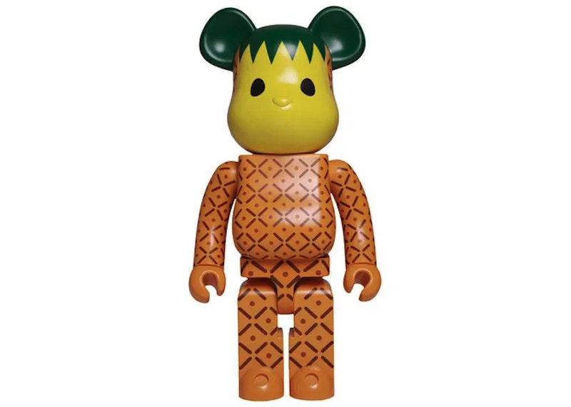 Bearbrick x CLOT Pineapple 1000% Tan