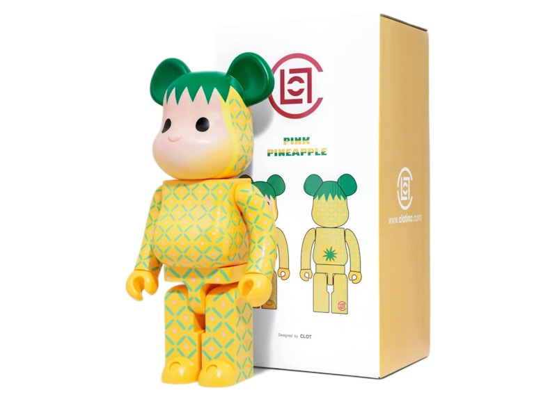 Bearbrick x CLOT Summer Fruits Pink Pineapple 1000%