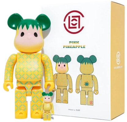 Bearbrick x CLOT Summer Fruits Pink Pineapple 100% & 400% Set Lookbook Bearbrick x CLOT Summer Fruits Pink Pineapple 100% & 400% Set