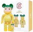 Lookbook Bearbrick x CLOT Summer Fruits Pink Pineapple 100% & 400% Set