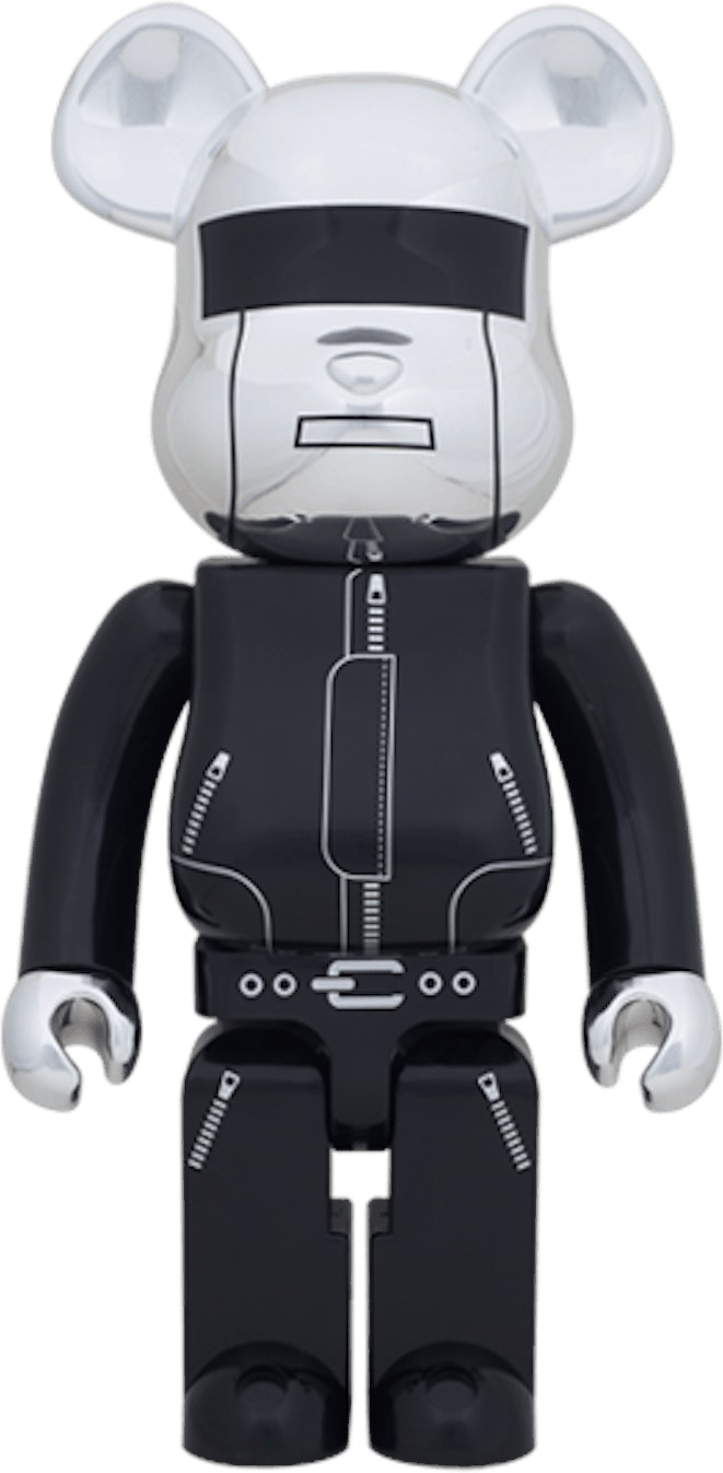 bearbrick-x-daft-punk-1000-silver