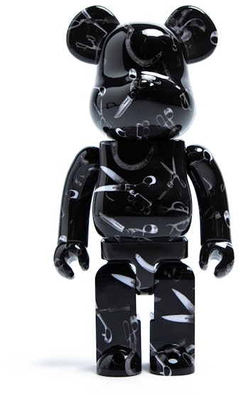 bearbrick-x-denham-scissor-all-over-print-1000-black