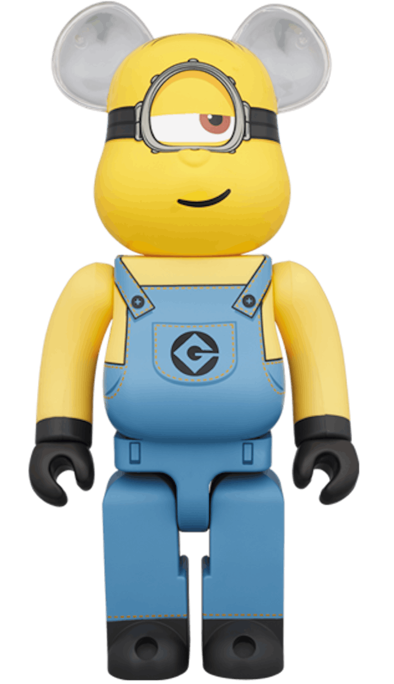 Bearbrick x Descipable Me Stuart 1000% Yellow