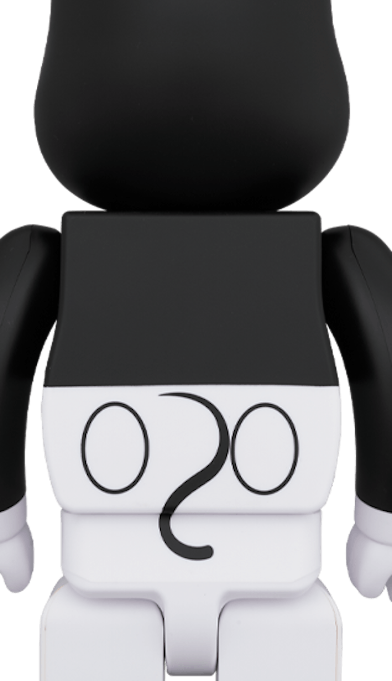Order Bearbrick x Disney Mickey Mouse 100% y 400% Set 'Blanco y Negro' 2020