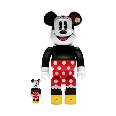 Bearbrick x Disney Minnie Mouse 100% & 400% Set