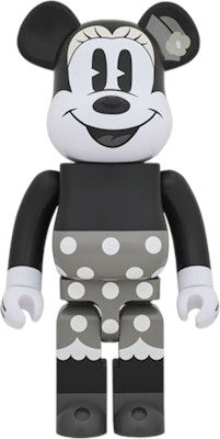 Bearbrick x Disney Minnie Mouse B&W Version 1000% Multi Buy Bearbrick x Disney Minnie Mouse B&W Version 1000% Multi
