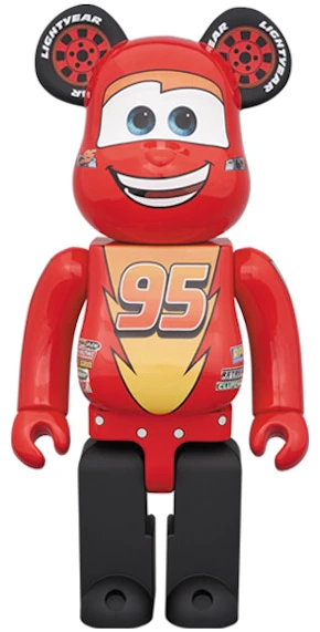 bearbrick-x-disney-pixar-lightning-mc-queen-1000-red