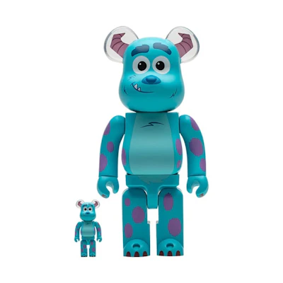 Bearbrick Disney Pixar Monsters, Inc. Sulley 100% & 400% Set