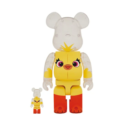 Bearbrick Disney Pixar Toy Story 4 Ducky 100% & 400% Set