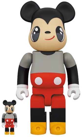 bearbrick-x-disney-x-javier-calleja-mickey-mouse-100-and-400-set
