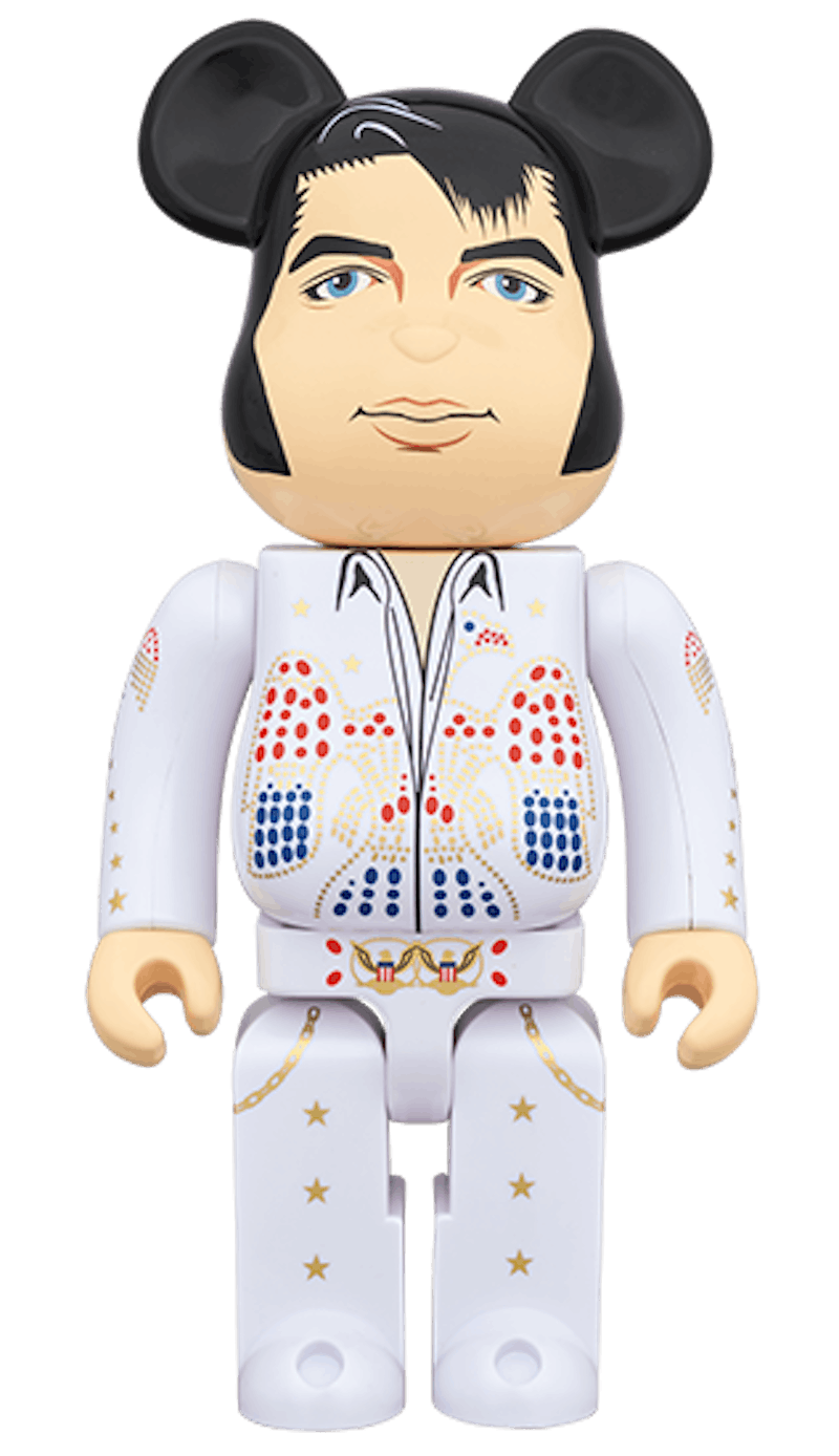 Bearbrick Elvis Presley 1000% White