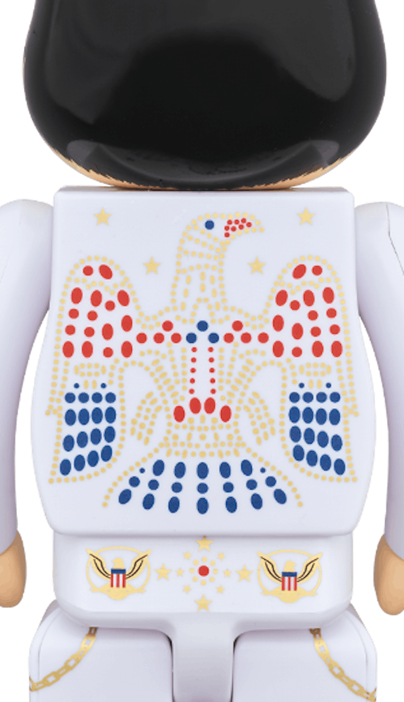 Bearbrick Elvis Presley 1000% White 圖 2