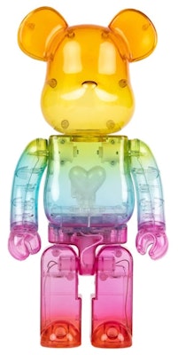 Bearbrick x Emotionally Unavailable Gradient Heart 1000% Multi Buy Bearbrick x Emotionally Unavailable Gradient Heart 1000% Multi