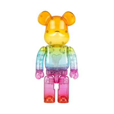 Bearbrick x Emotionally Unavailable Gradient Heart 1000% Multi