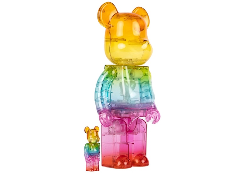 Order Bearbrick x Emotionally Unavailable Gradient Heart 100% & 400% Set Pelbagai