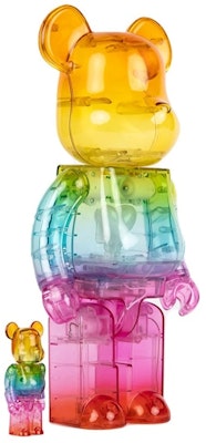 Bearbrick x Emotionally Unavailable Gradient Heart 100% & 400% Set Multi Order Bearbrick x Emotionally Unavailable Gradient Heart 100% & 400% Set Multi